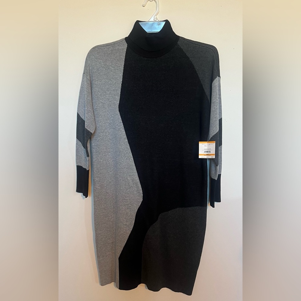 Ann Klein Turtleneck Sweater Dress, Long Sleeves, Size: Small, New With Tag